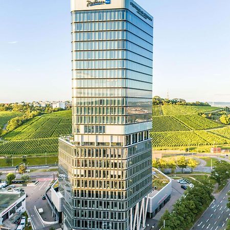 Radisson Blu Hotel At Porsche Design Tower Stuttgart Eksteriør billede